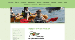 Desktop Screenshot of kanu-sport-friedrichshafen.de